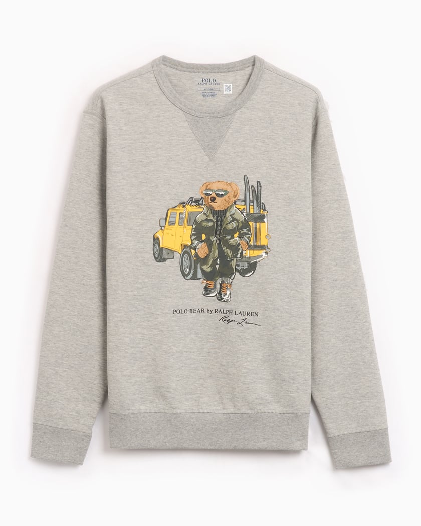 Polo Ralph Lauren Bear Men's Sweatshirt Men's Sweatshirt Gray