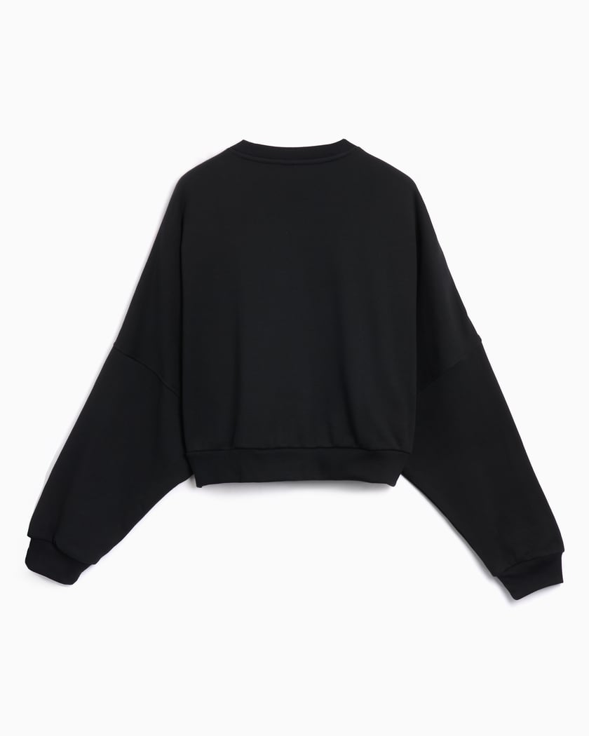 adidas Originals Women s Cropped Sweatshirt Zwart JD0189 FOOTDISTRICT