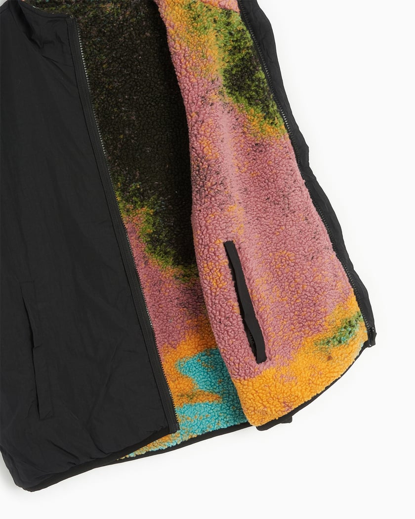 Stüssy Jacquard Dye Men's Sherpa Vest Pink 118503-BERR| Buy Online