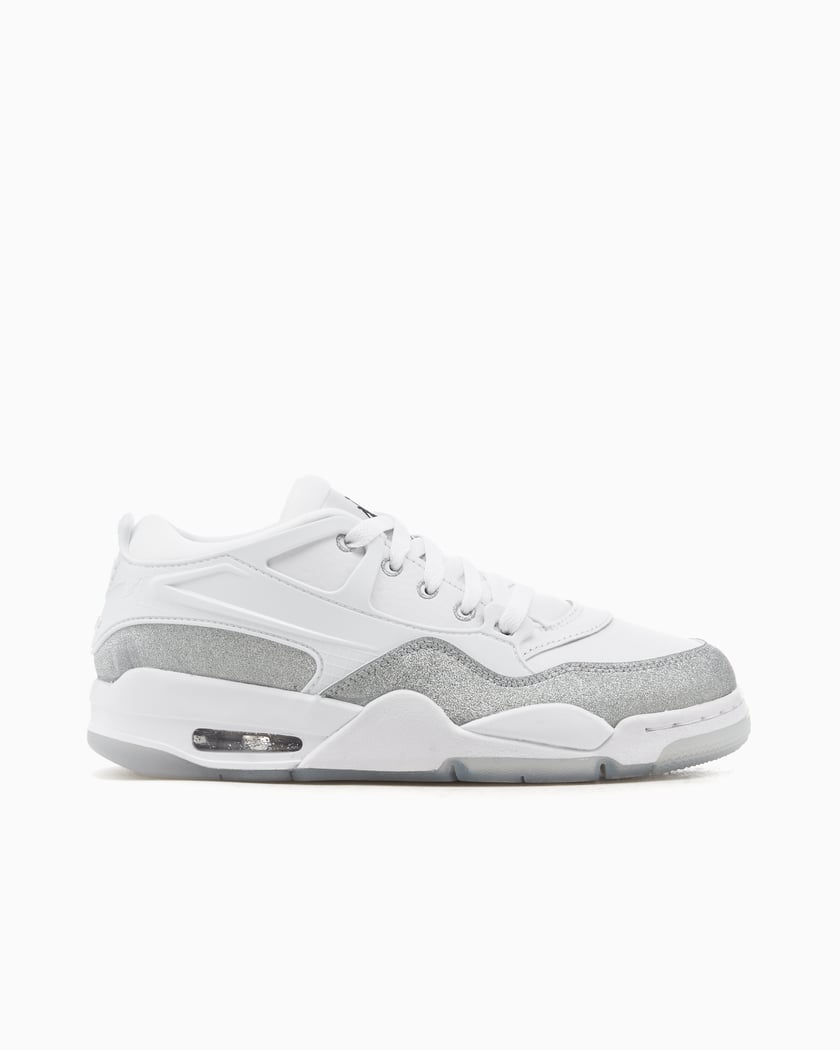 Air Jordan Women s 4 RM White Metallic Silver