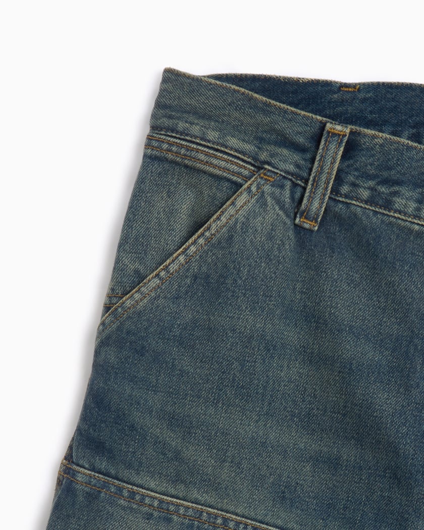 Carhartt WIP Double Knee Unisex Pants Blue I032699-014Q