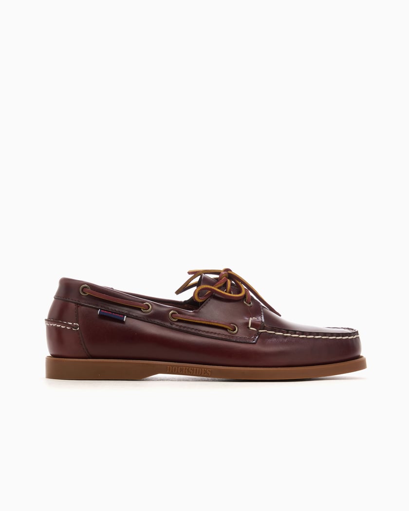Sebago Portland Waxed Docksides Men's Shoes Brown 70000G0-A2O