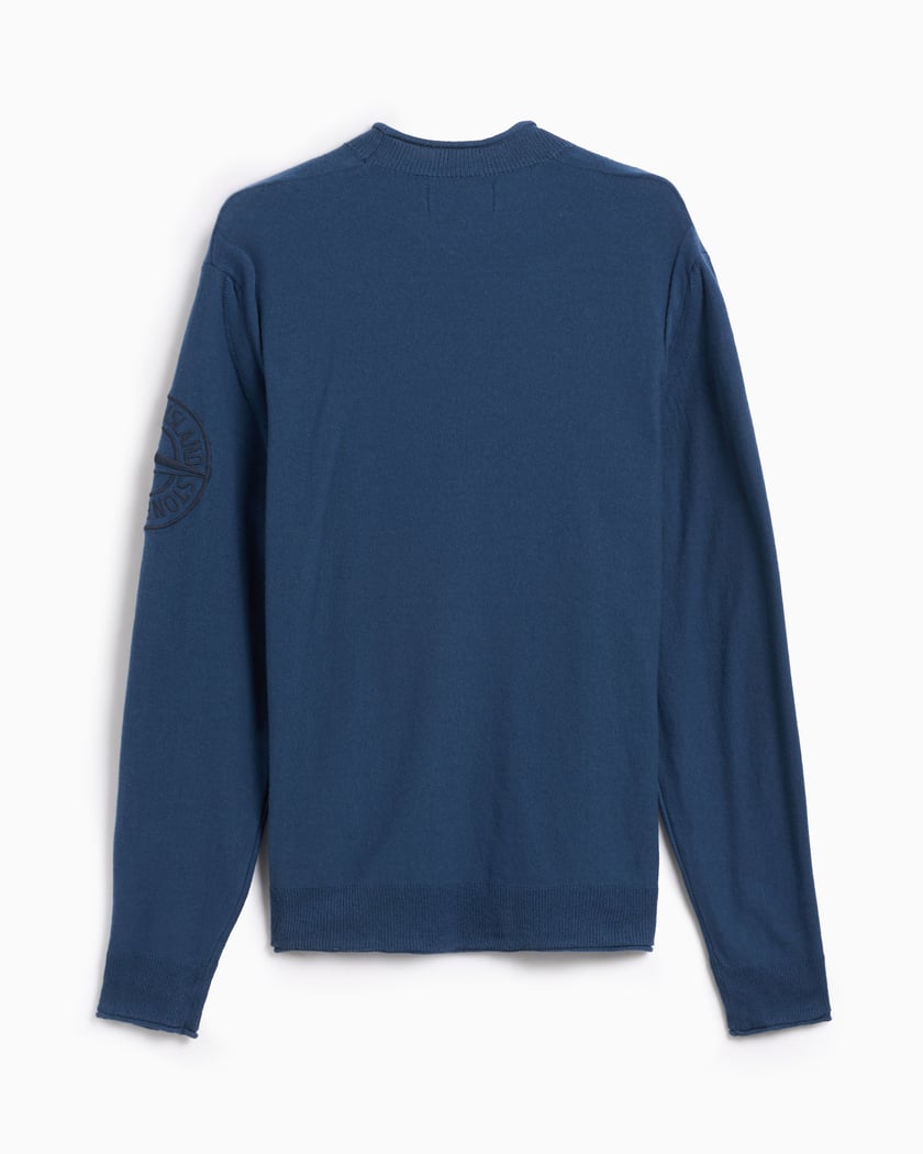 Stone Island Men's Knit Sweater Blue 8015523B9-V0024