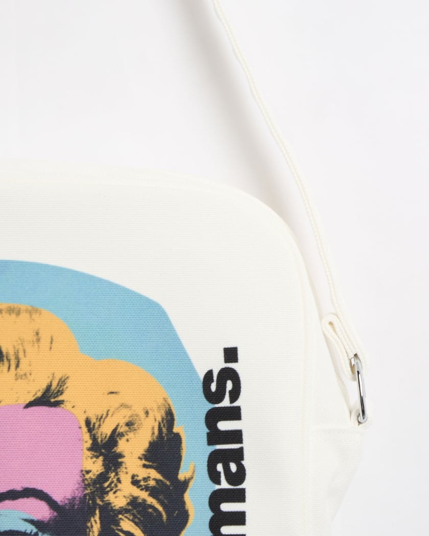 COMME des GARÇONS SHIRT ショルダーバッグ ホワイト コムデギャルソンCOMME des GARCONS シンセティックレザーショルダー