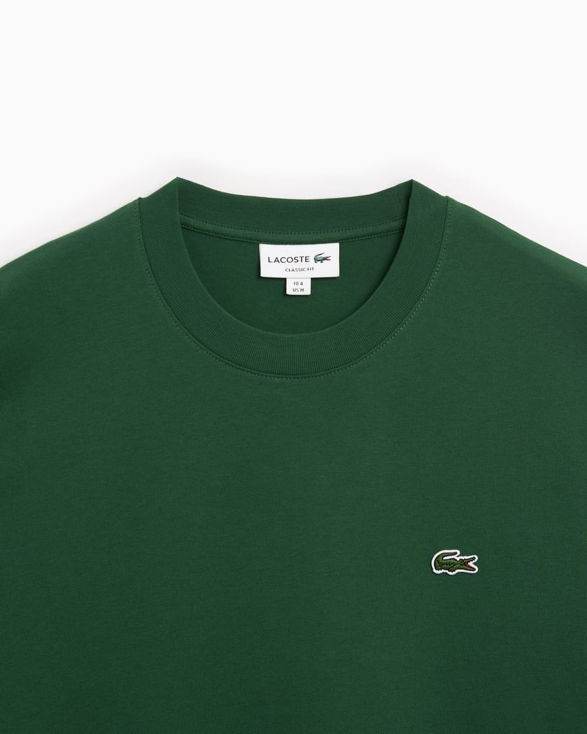 Tシャツ・カットソー LACOSTE Men T-shirt Grass Green TH7318 132 Lacoste Classic Men's T-Shirt Men's T-Shirt Green TH7318-00