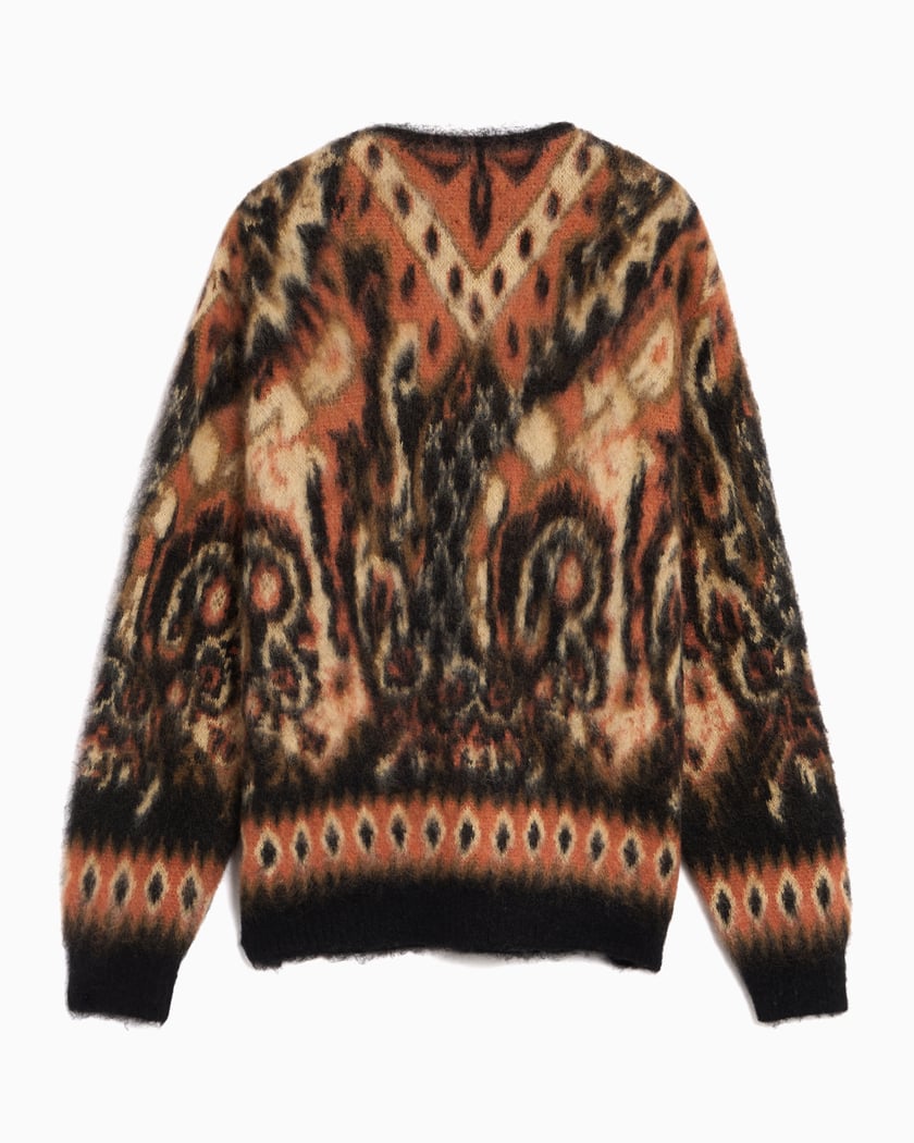 Needles Paisley Relaxed Men's Cardigan Multi RW356-Black