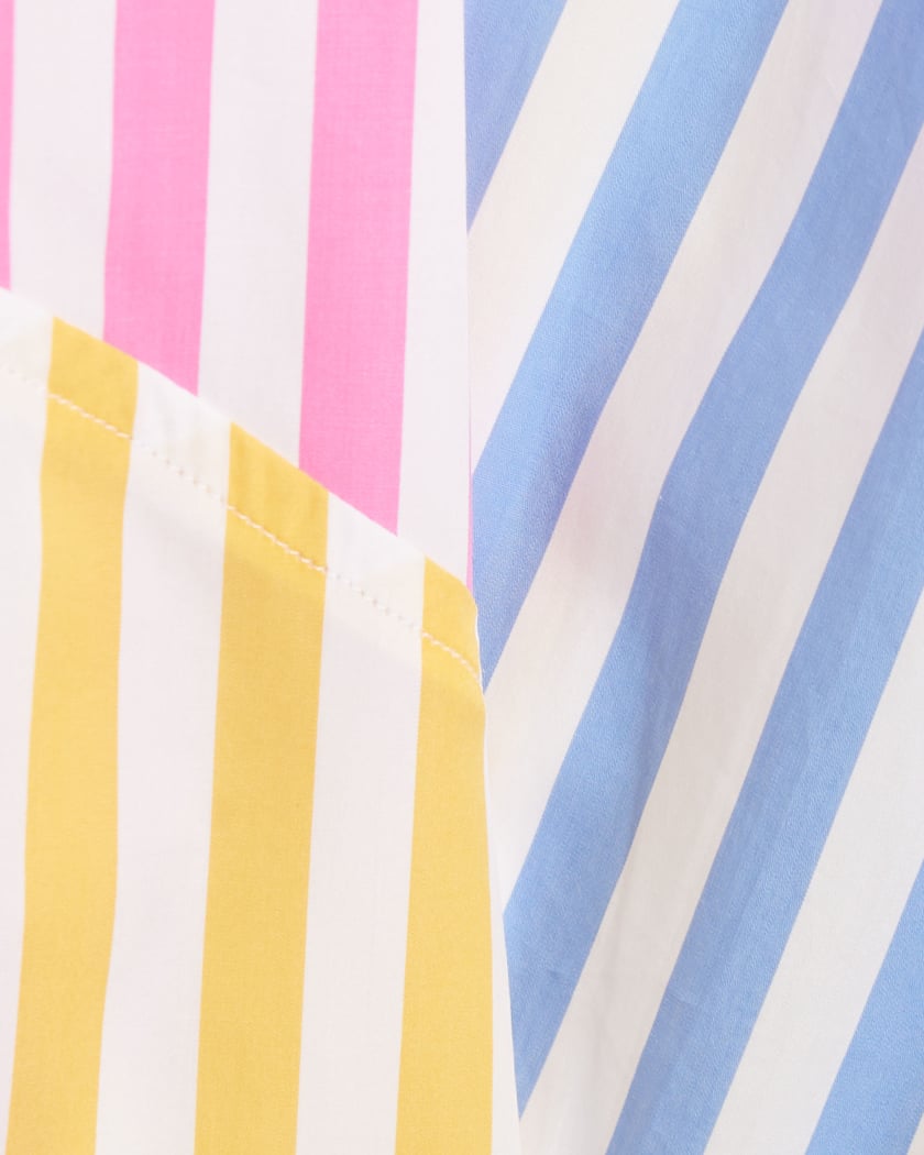 Comme Des Garçons Men's Shirt Blue, Multi, Pink, Yellow FM