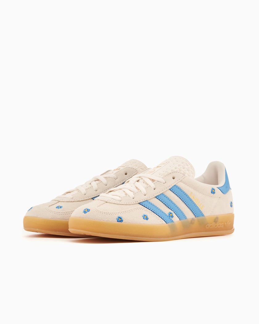 adidas Originals Women s Gazelle Indoor Floral Pack Beige IF4491 FOOTDISTRICT