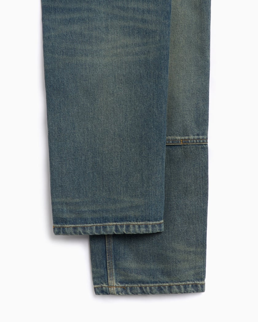 Carhartt WIP Double Knee Unisex Pants Blue I032699-014Q Carhartt WIP Double Knee Unisex Pants Blue I032699-014Q