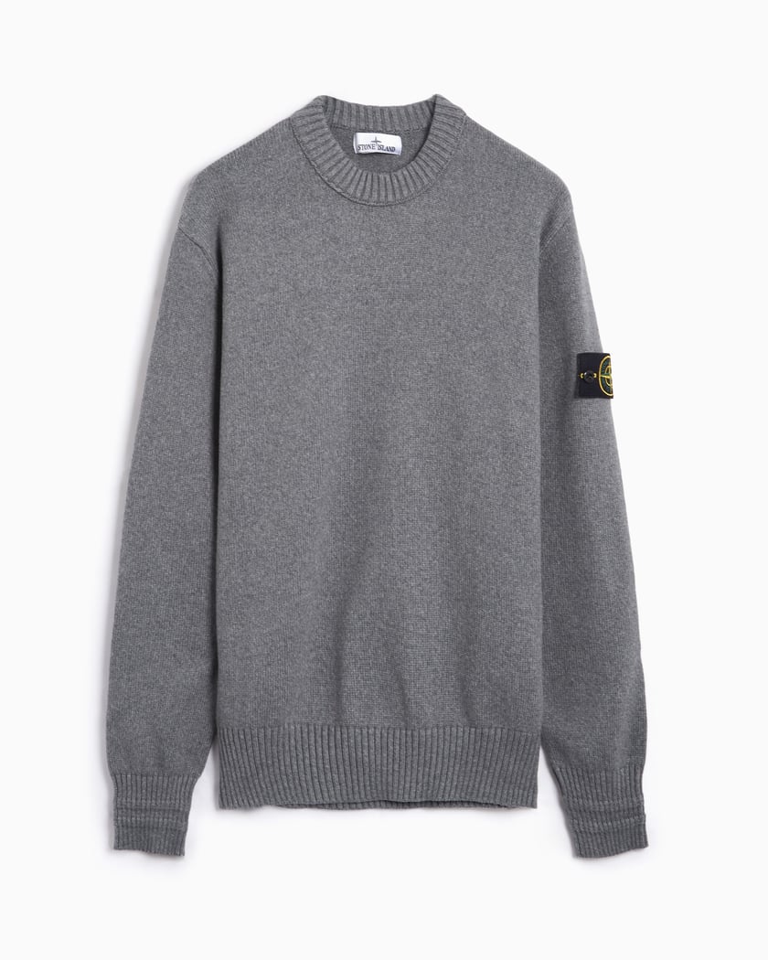 Maglione stone island grigio hot sale