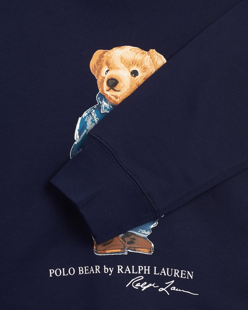 Polo Ralph Lauren Bear Men s Hoodie Blue 710953719002 FOOTDISTRICT