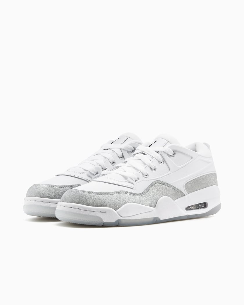 Jordan 1 white metallic top