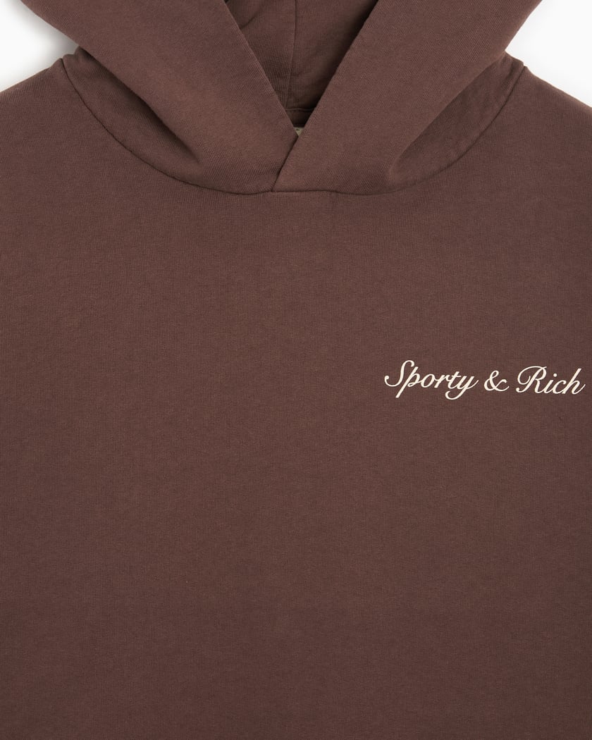 Sporty&Rich｜HOODIES/SWEATS (Syracuse Hoodie - Chocolate Sporty & Rich - Syracuse Hoodie | HBX - Globally Curated