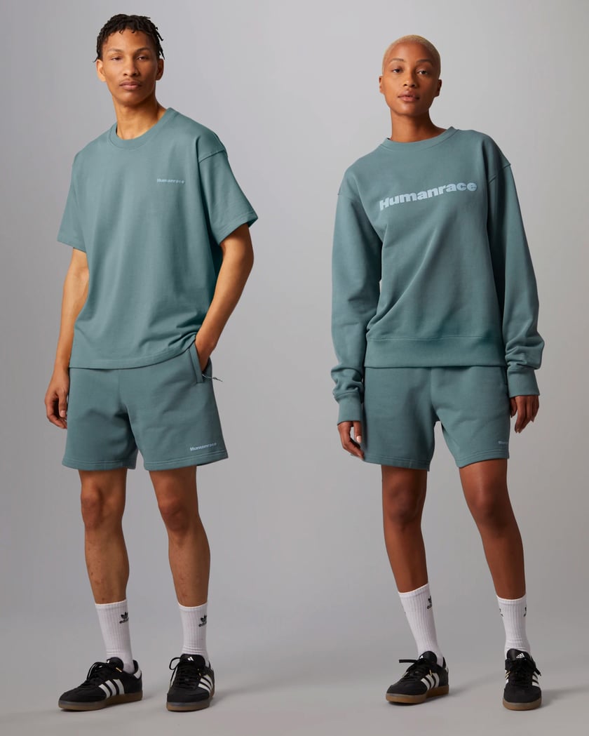 adidas x Pharrell Williams Basics Unisex Shorts Gr n HJ7068