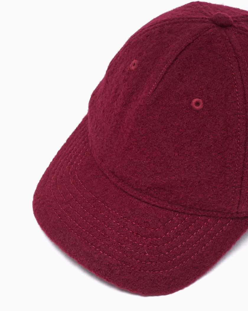 Arte Antwerp Boiled Unisex Cap Burgundy AW25-161AC-Bordeaux