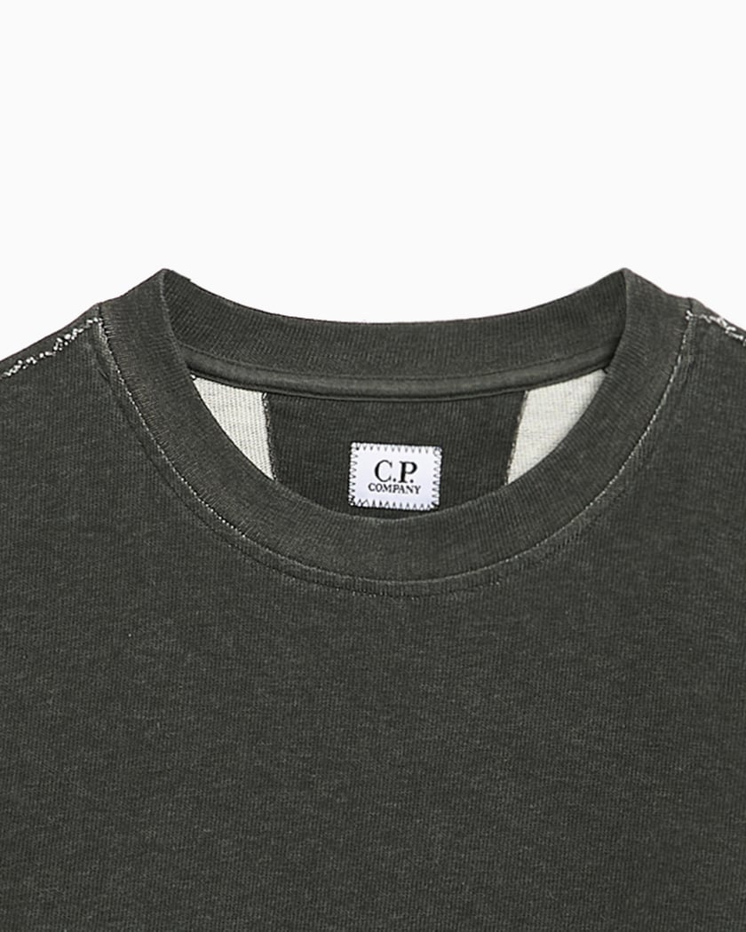 CP Company Logo Men's Sweater Gray 20CMSS198A110644P-921