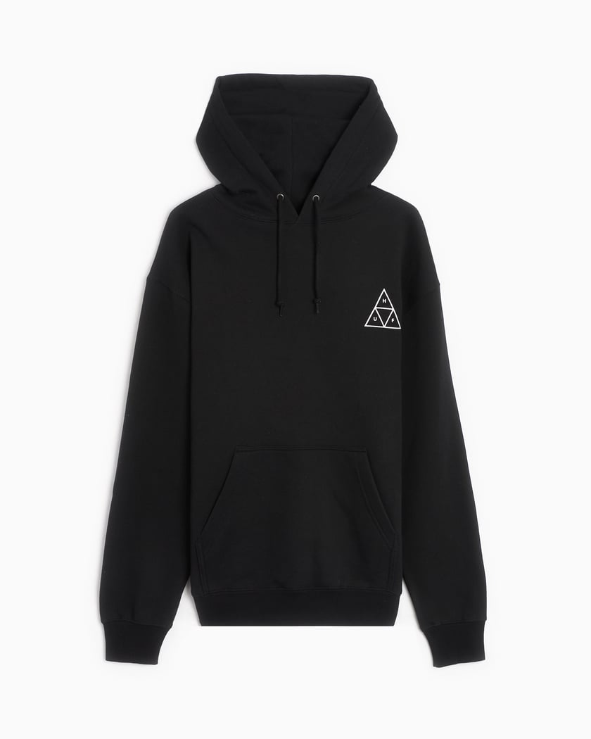 HUF Set Triple Triangle Men s Hoodie Black PF00572 BLACK FOOTDISTRICT