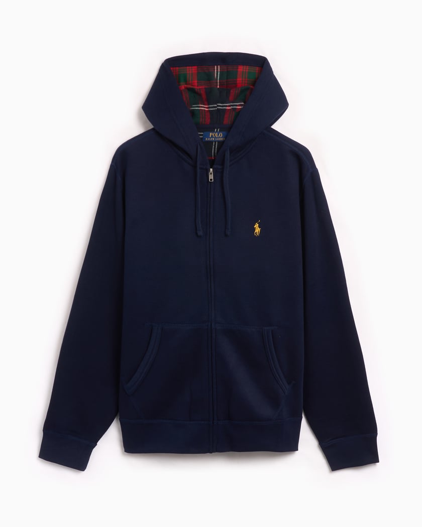 Polo Ralph Lauren Logo Men s Zip Hoodie Blue 710952256002 FOOTDISTRICT