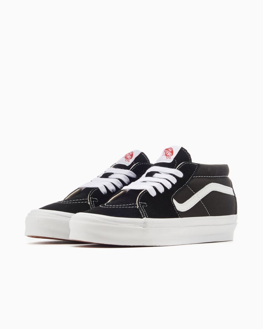 Zapatos vans rojo online y negro barcelona