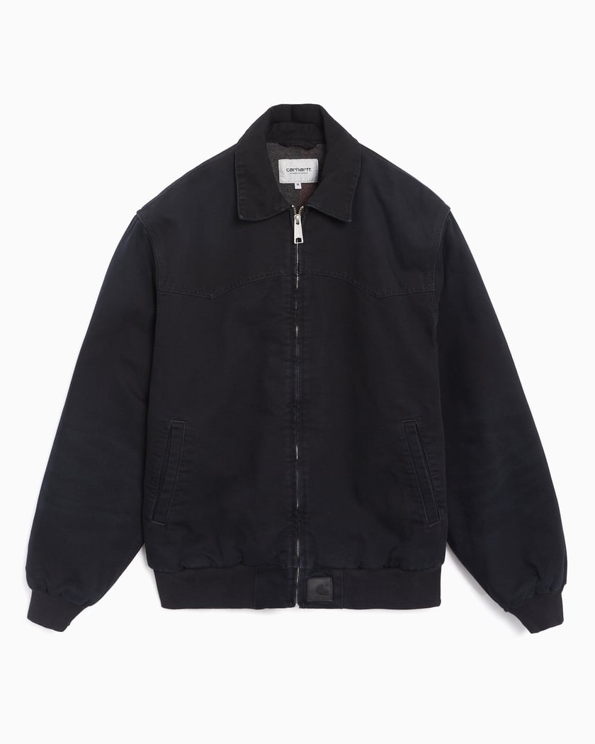 ジャケット・アウター Carhartt WIP OG SANTA FE JACKET Black Carhartt WIP – Santa Fe Alumni Jacket Black Sateen – Tenue