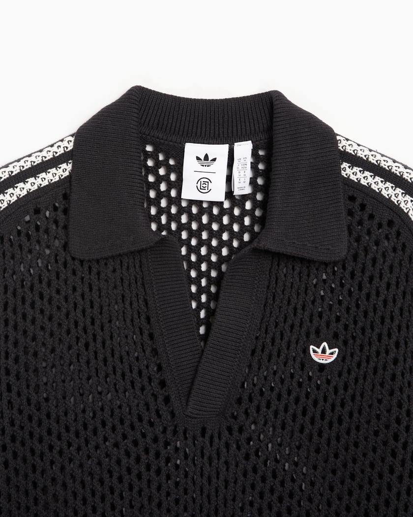 adidas Originals x CLOT By Edison Chen Unisex Crochet Polo Shirt
