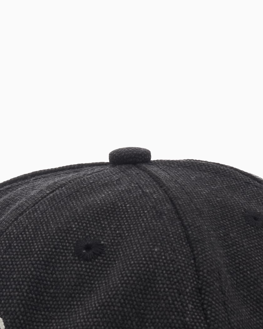 Brain Dead Unisex Washed Twill Logohead Cap Black