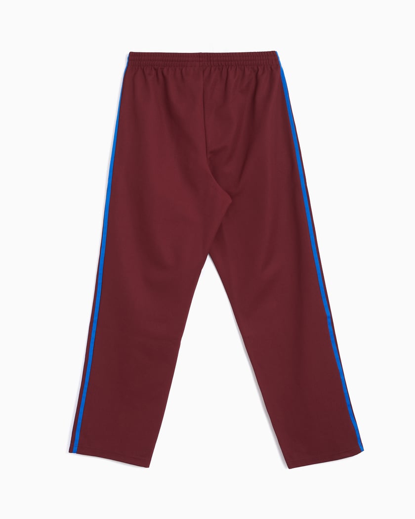 Adidas red stripe track pants top