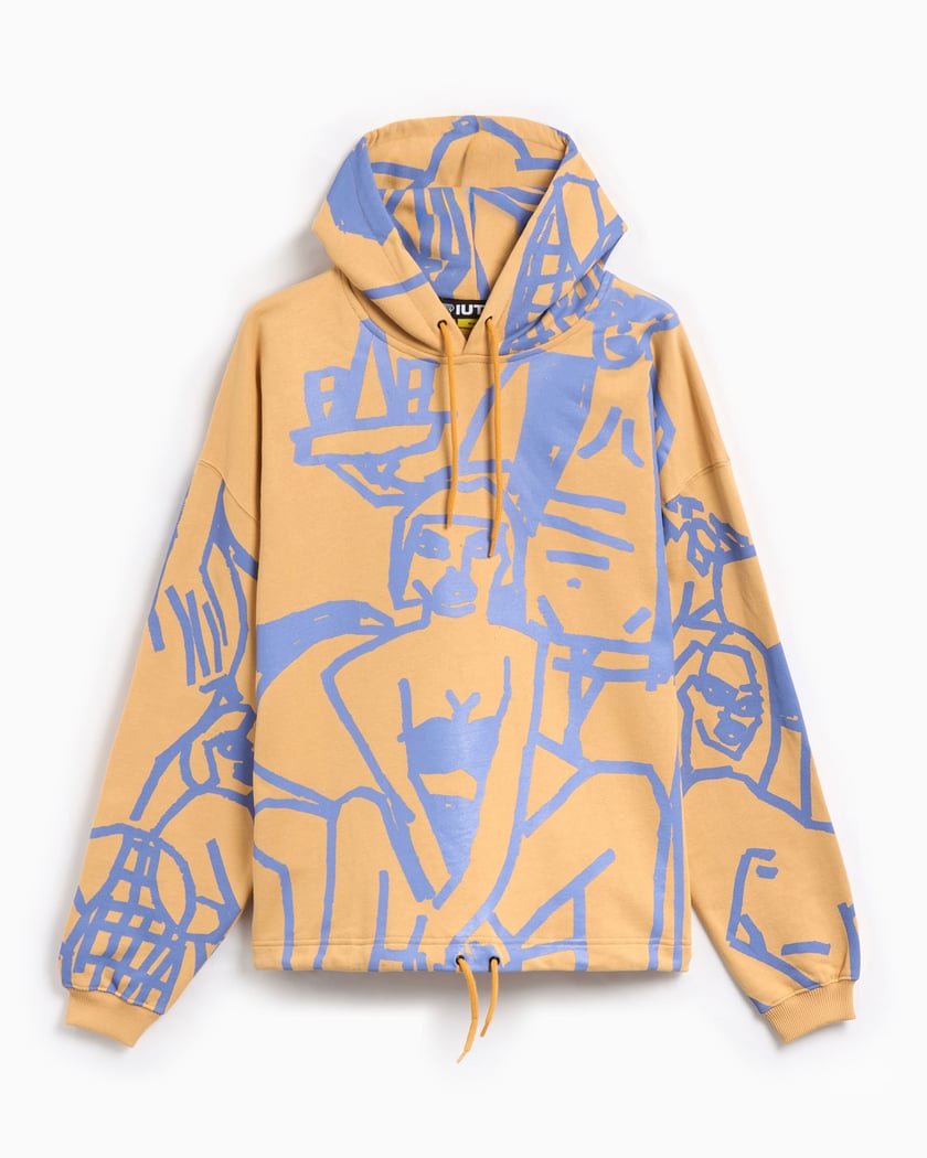 Iuter Casting Men s Hoodie Giallo 24SISH85 FOOTDISTRICT