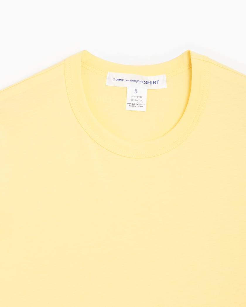 Comme Des Garçons Shirt Men's Knit T- Shirt Men's T-Shirt Yellow