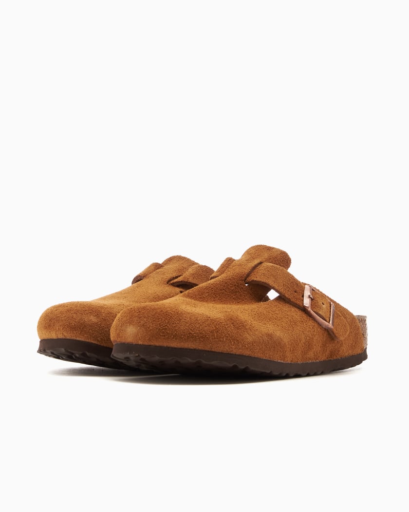 BIRKENSTOCK Boston Suede Leather Narrow
