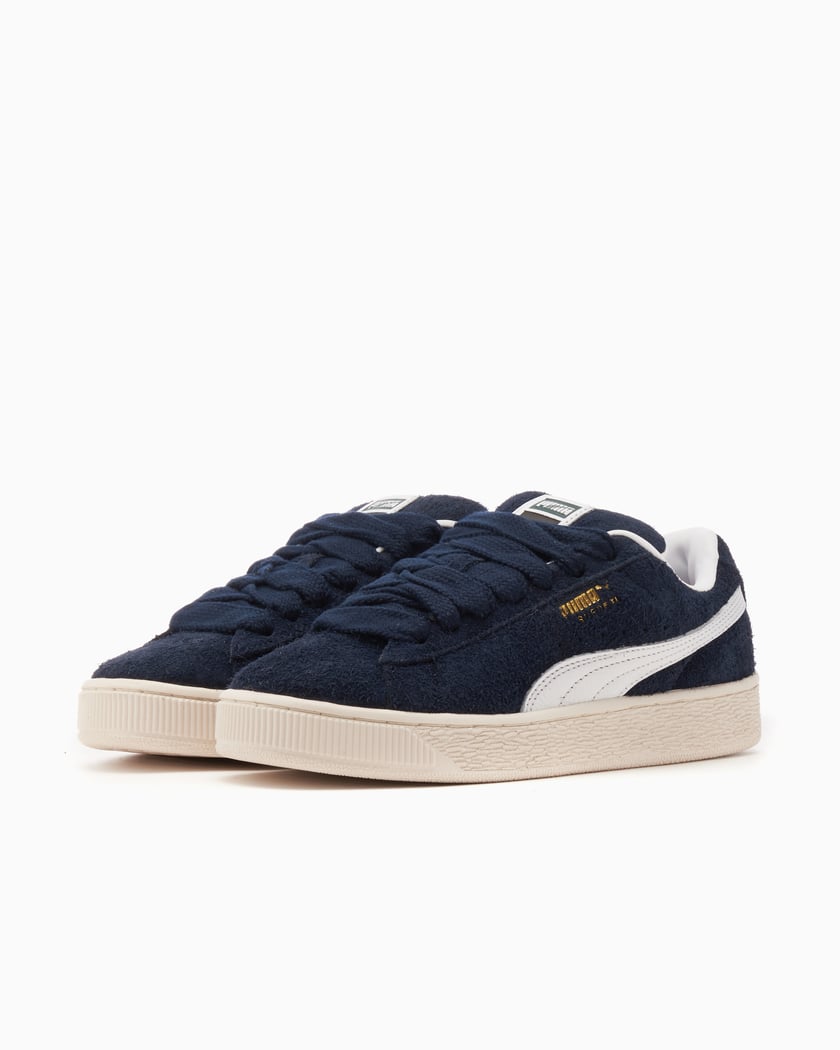 Puma suede discount bleu et blanc