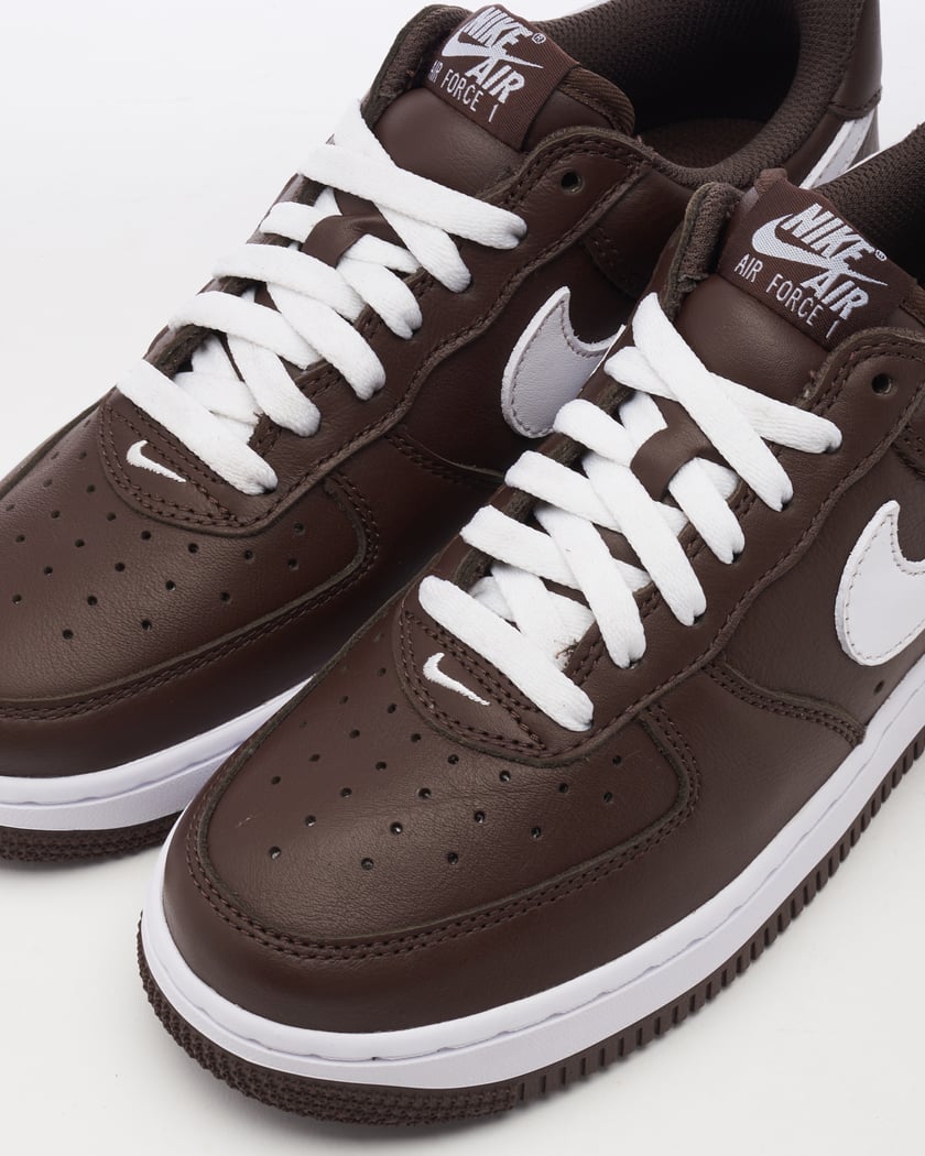 Chocolate brown air force ones top