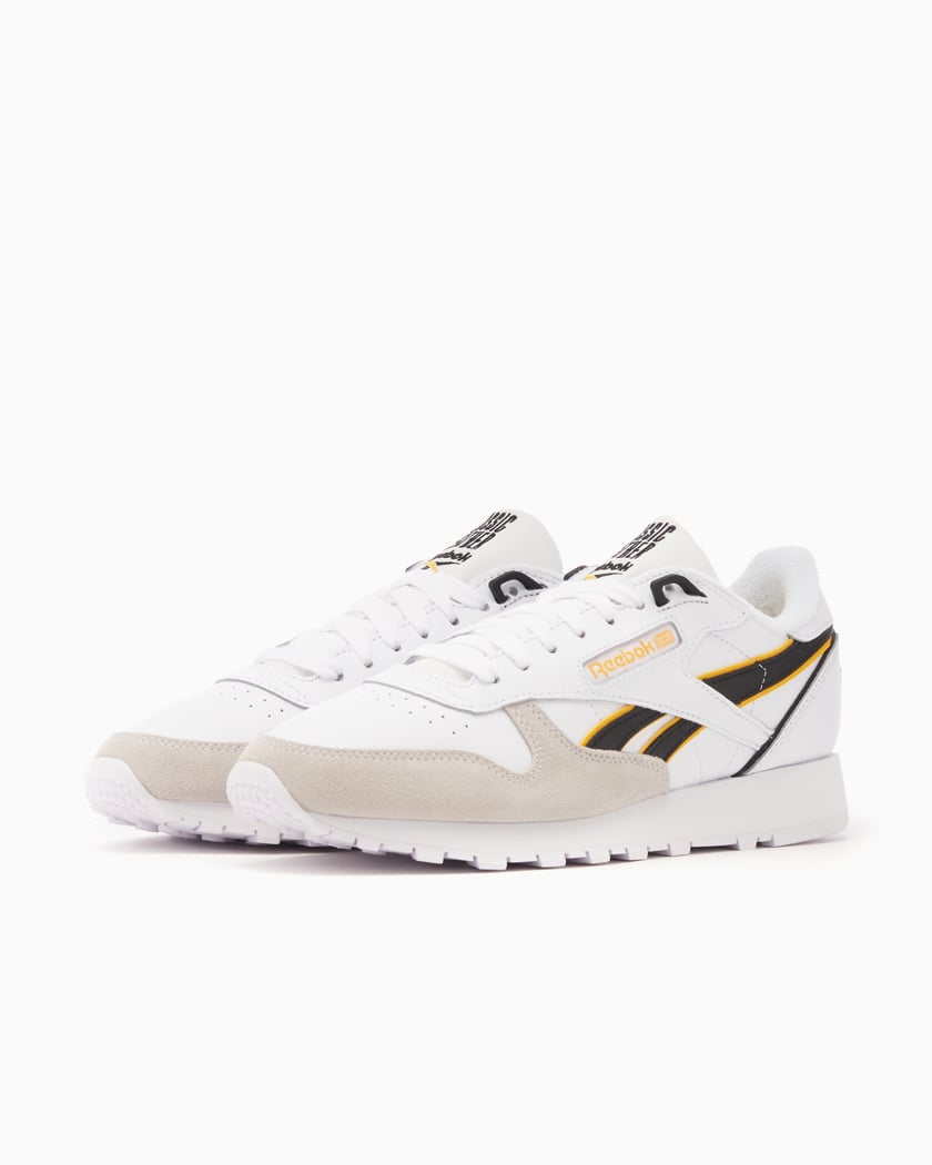 Reebok leather homme violet best sale