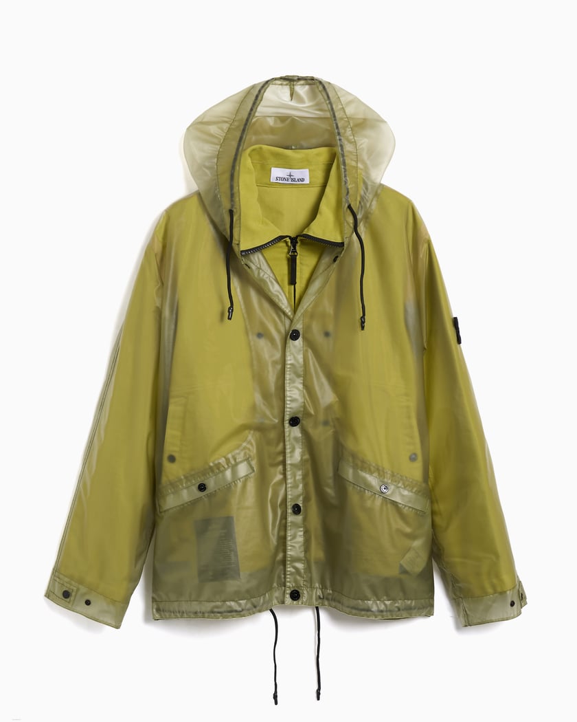 Stone Island Translucent Cover Detachable Relaxed Men's Rain