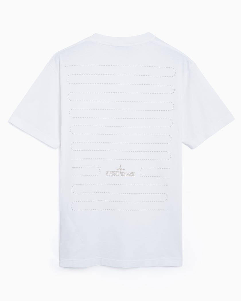 Red stone island shirt on sale