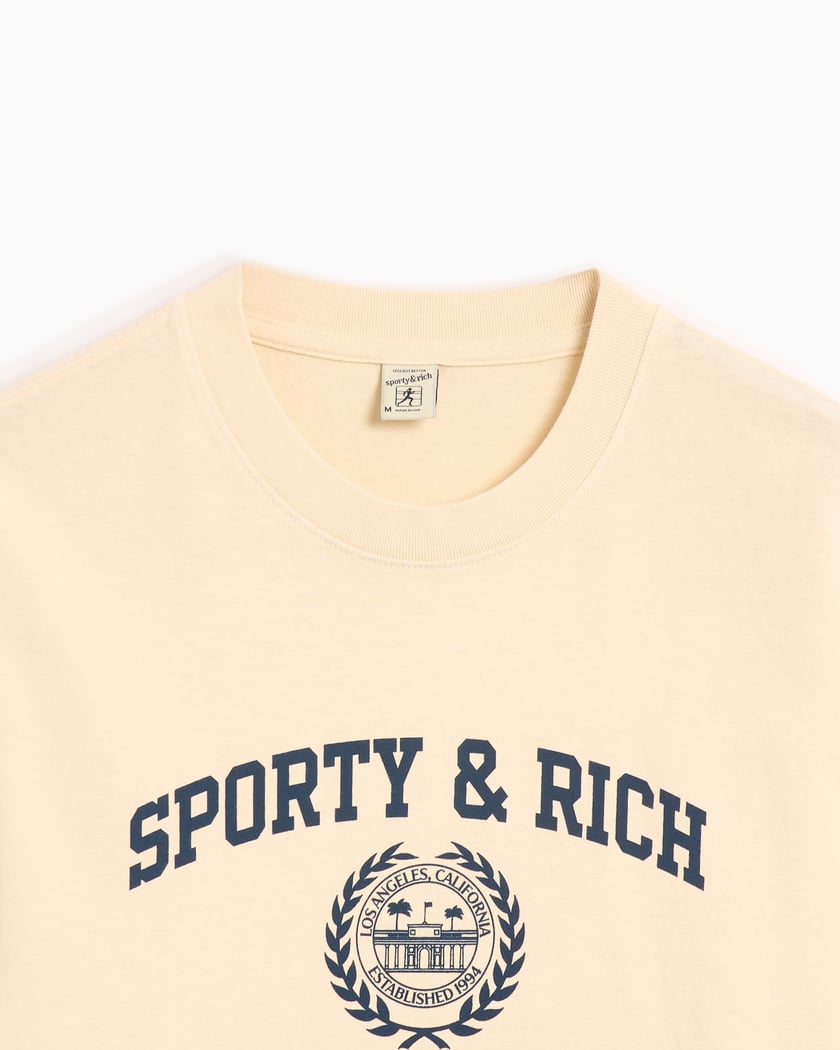 Sporty & Rich - Varsity Crest T-Shirt | HBX - Globally