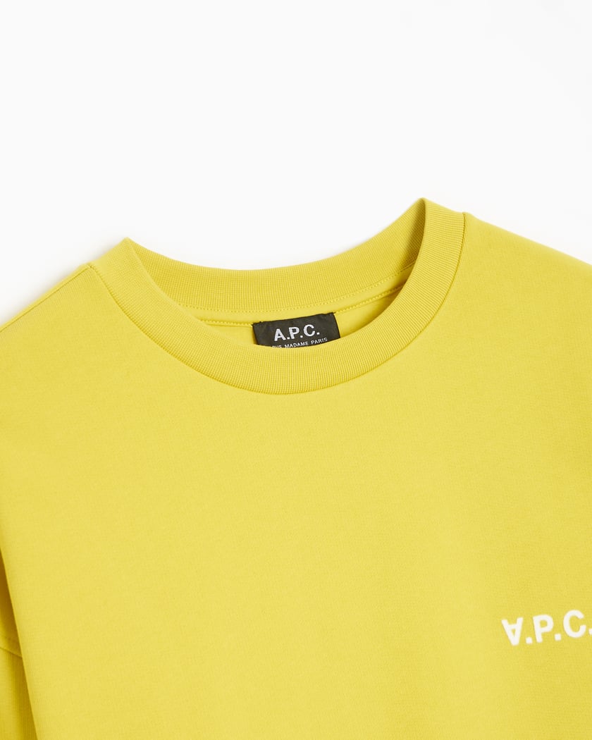 A.P.C. Clint Men's Sweatshirt Yellow COFDX-H27790-DAC