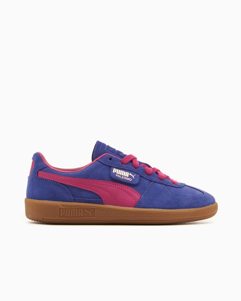 Puma blue and pink trainers sales