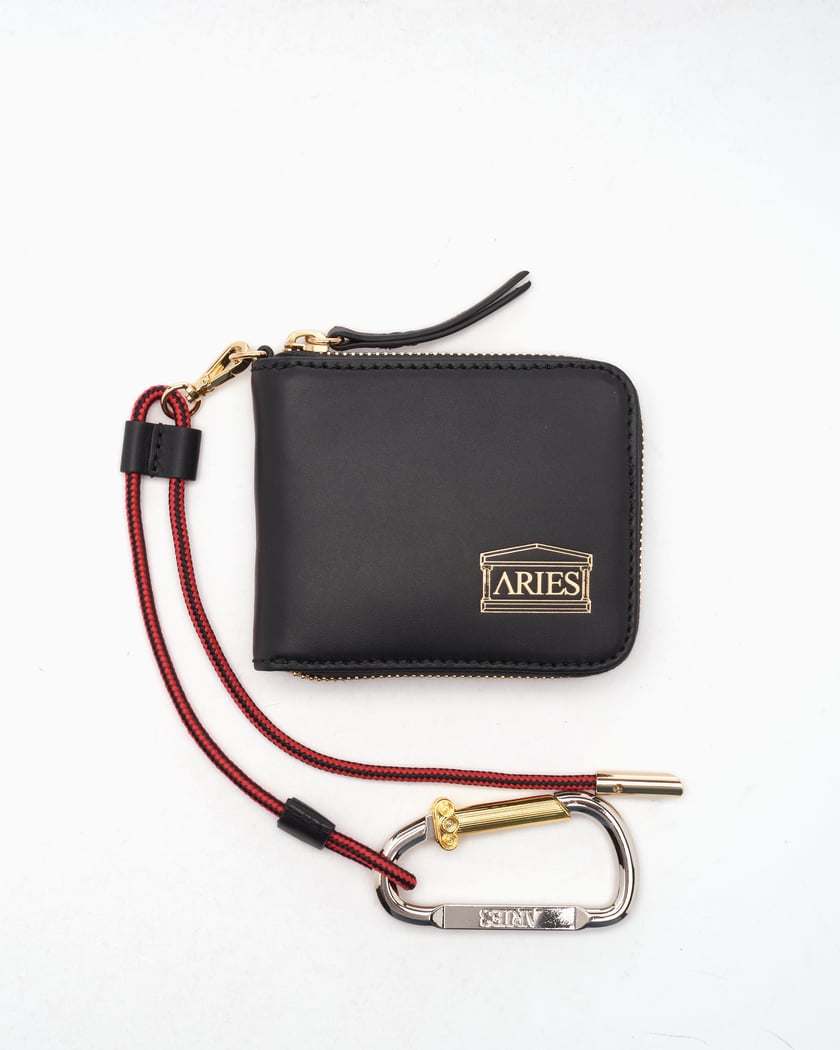 Aries Bobby Leather Wallet Black SUAR10021 BLK FOOTDISTRICT