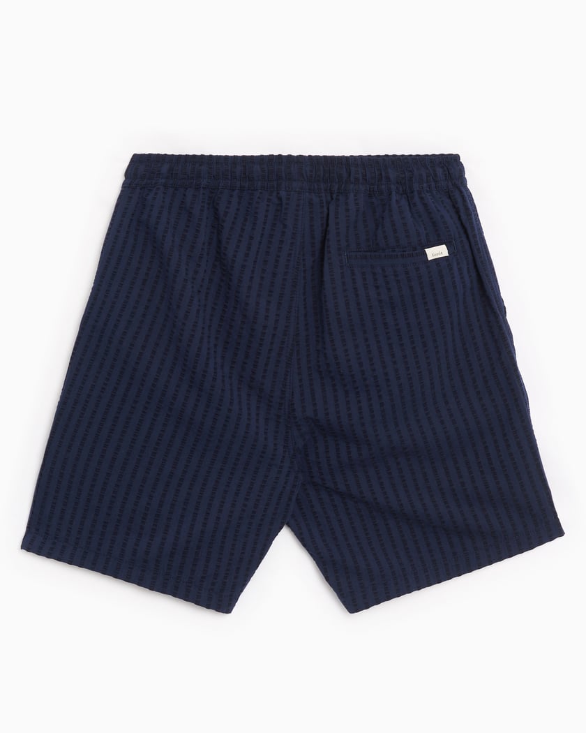 Forét Vole Seersucker Men's Shorts Men's Shorts Blue F992-NAVY