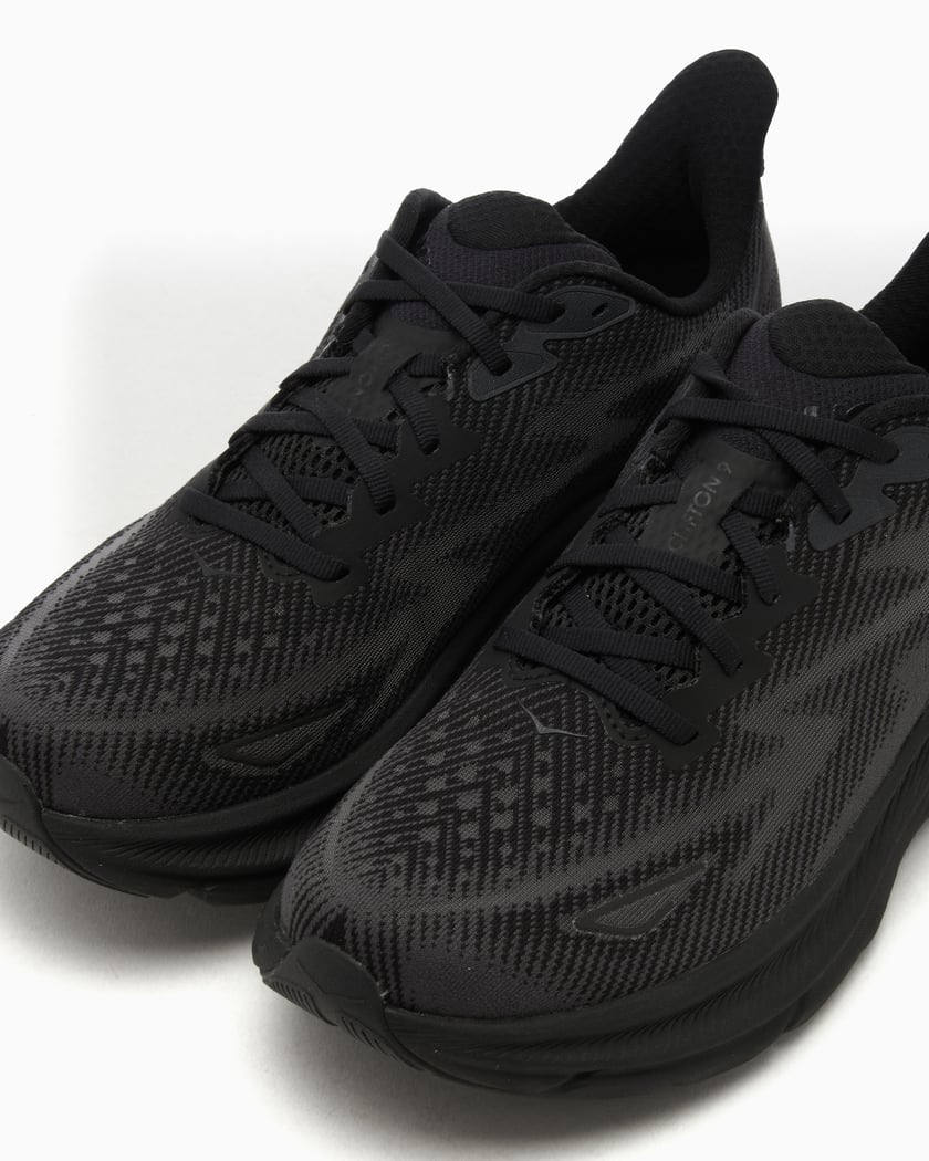 HOKA Clifton 9 Black 1127895-BBL | FOOTDISTRICT