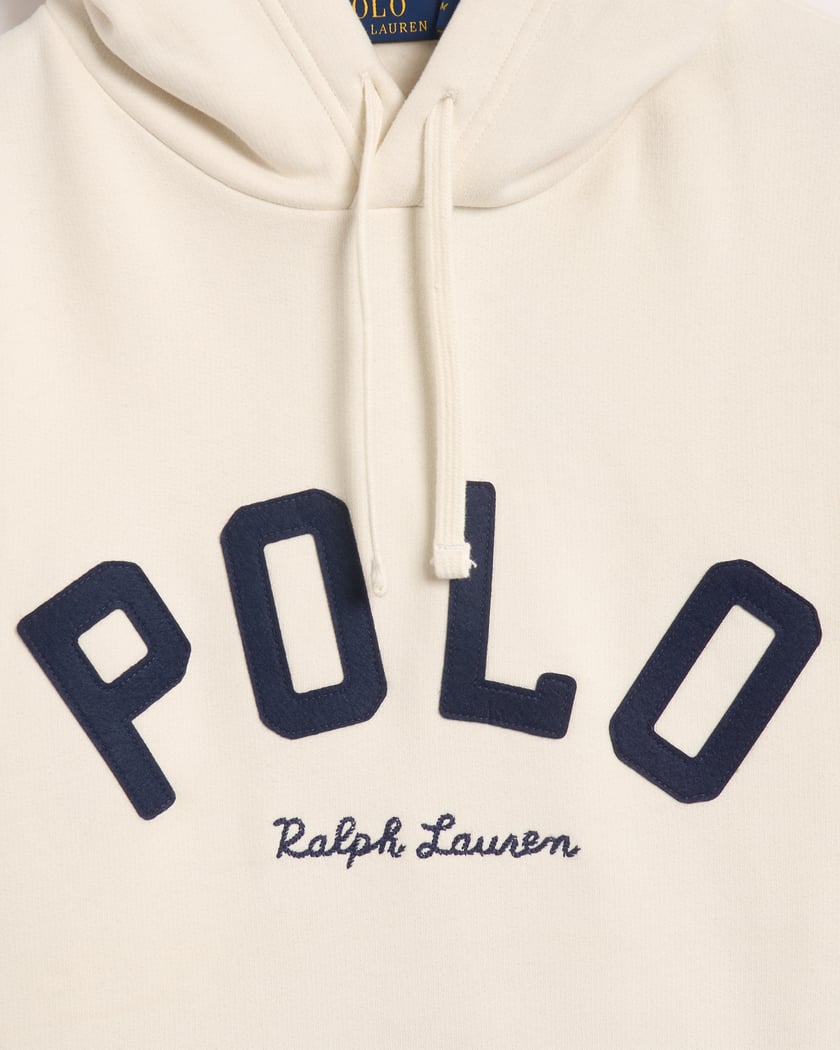 All white polo hoodie shop