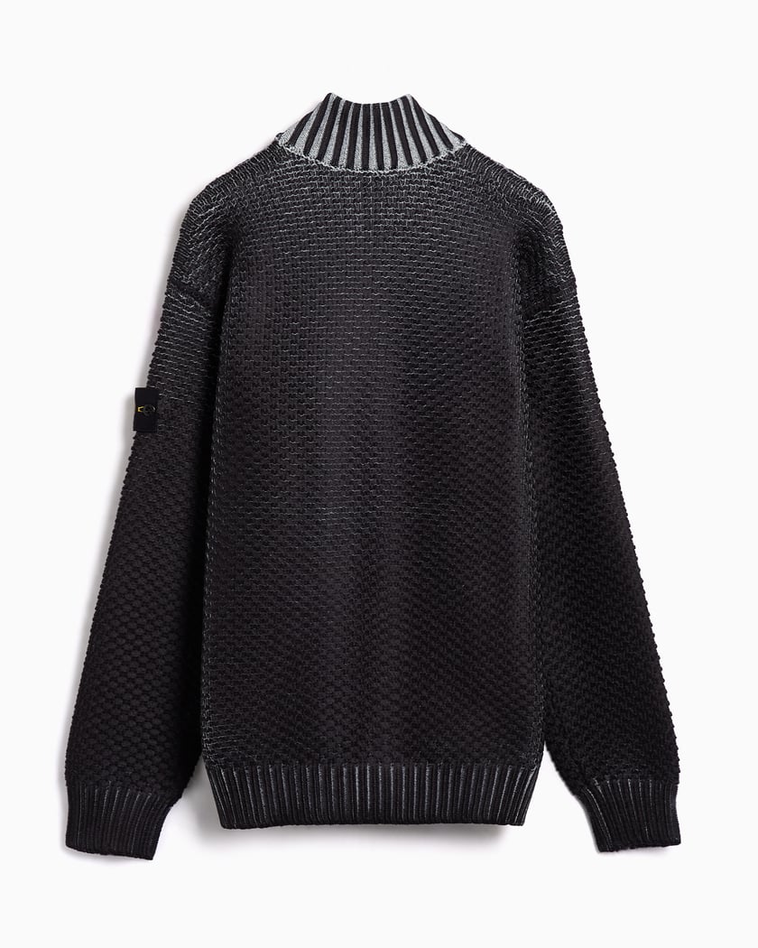 Cardigan Relaxed Stone Island pour homme Gris K2S155100081S00Z5