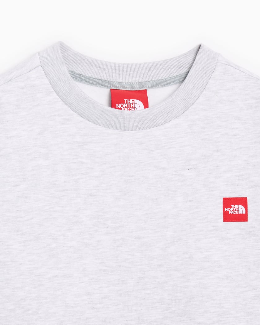 The North Face Red Box Logo Men's Sweatshirt Gray