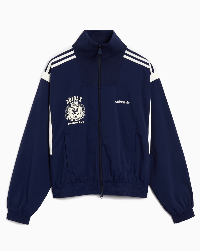 adidas Originals Mascotte Crop Women's Track Jacket Blue JY2809