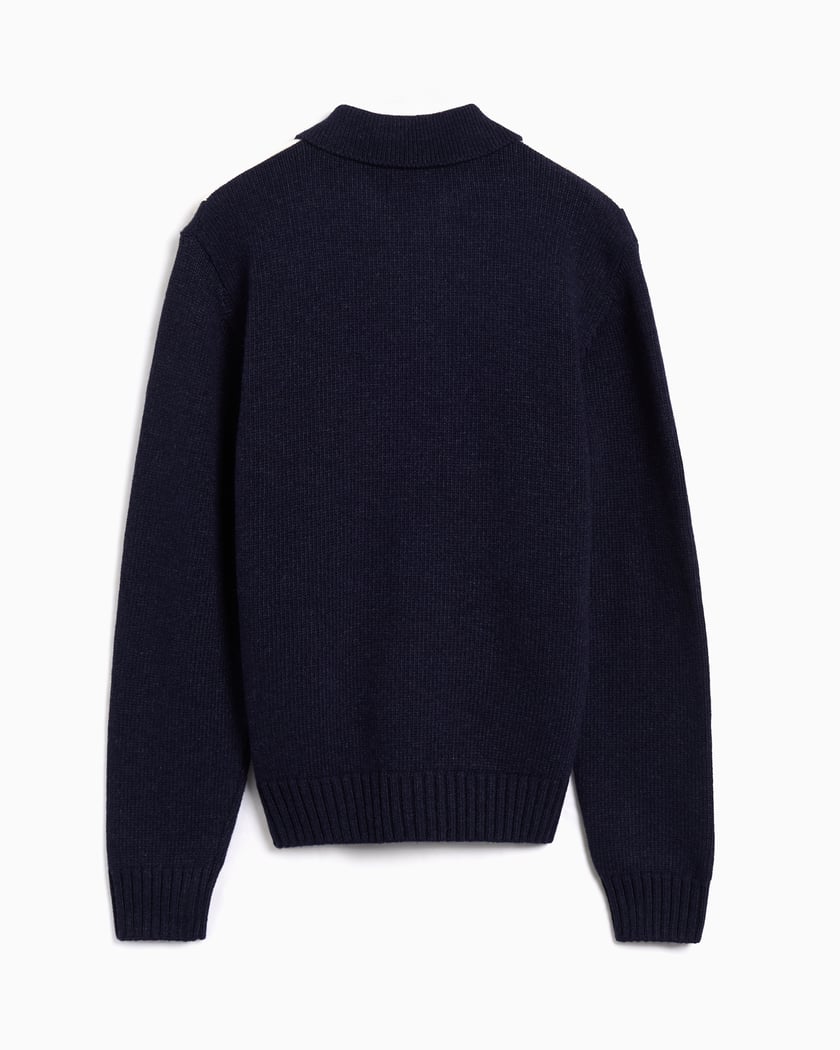 Arte Antwerp Striped Men's Cardigan Blue AW25-257K-Blue/White