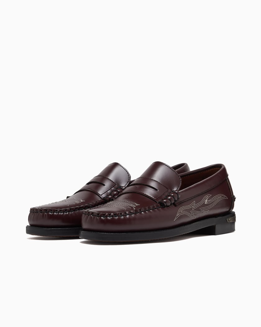 Dark Red Sebago Rouge Homme Chaussures Sebago Dan 
