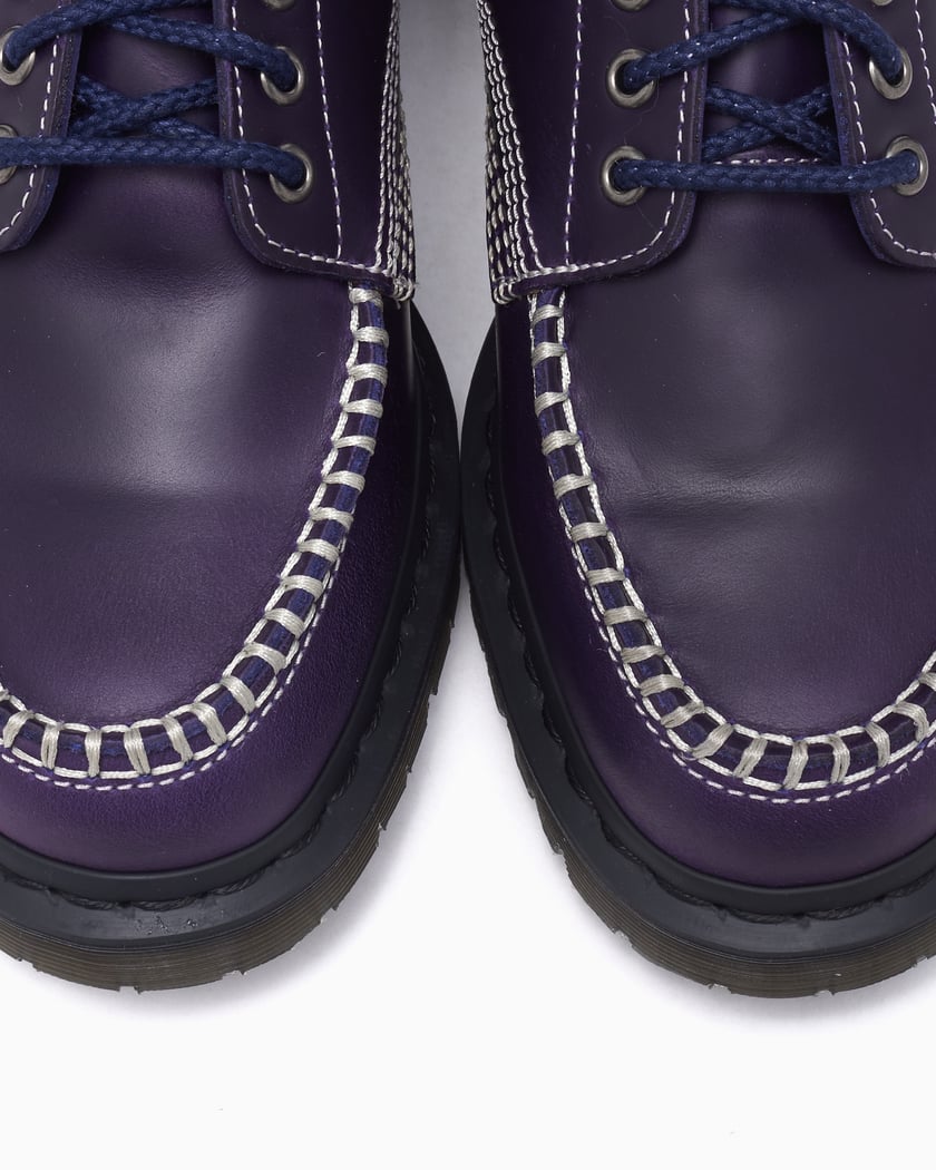 靴 Dr. Martens / Lowell UK6 Dr. Martens - Lowell Moc Toe Shoes in Black Mixed – gravitypope