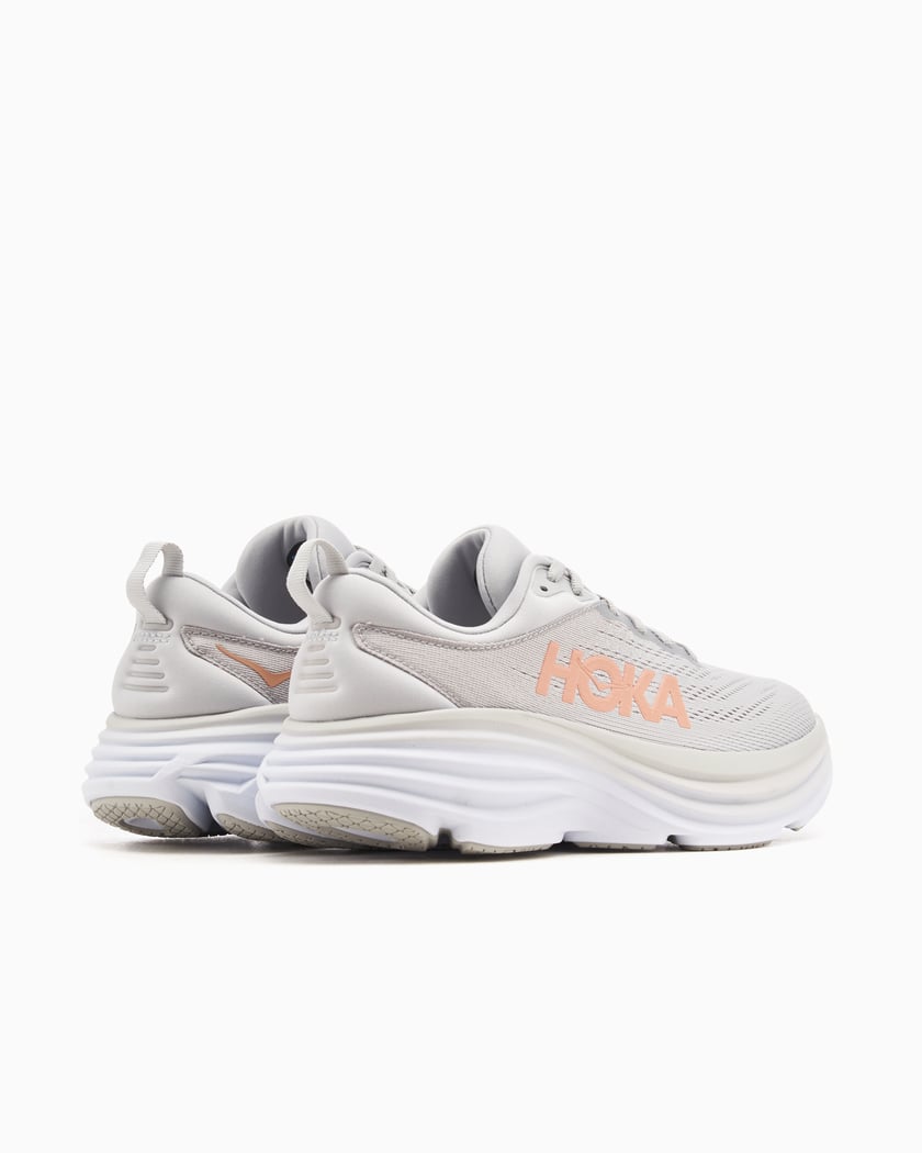 HOKA Women's Bondi 8 White 1127952-HML | FOOTDISTRICT