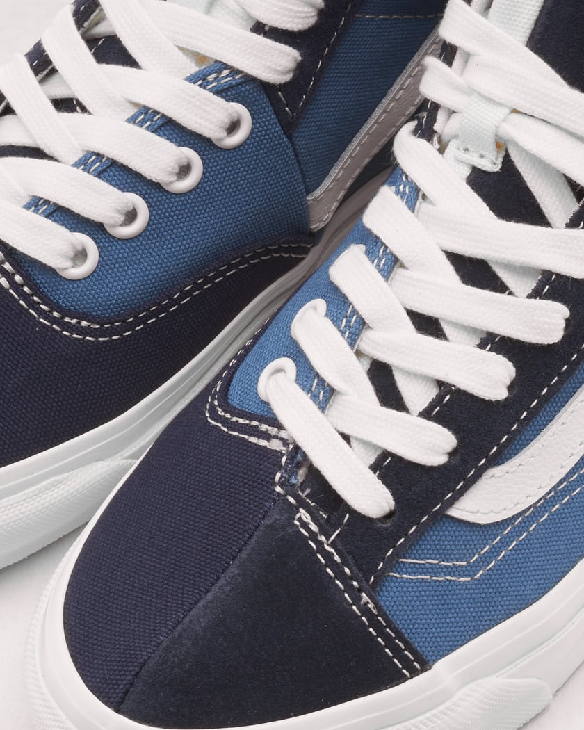 Suede vans blue store